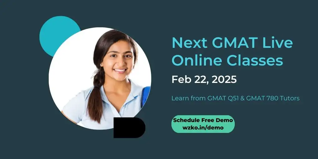 GMAT Live Online Batch Feb 22 2025