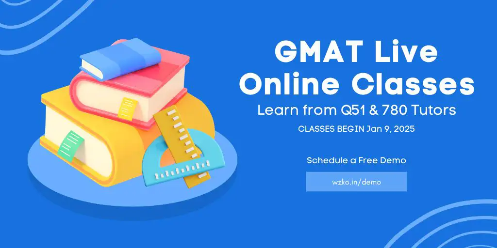 GMAT Jan 9 Live Classes