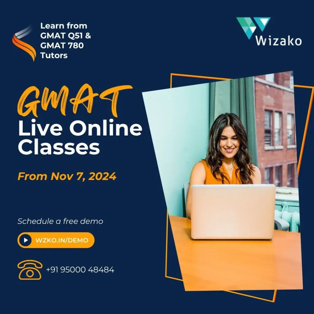 GMAT Nov 7 2024 Live Online Classes