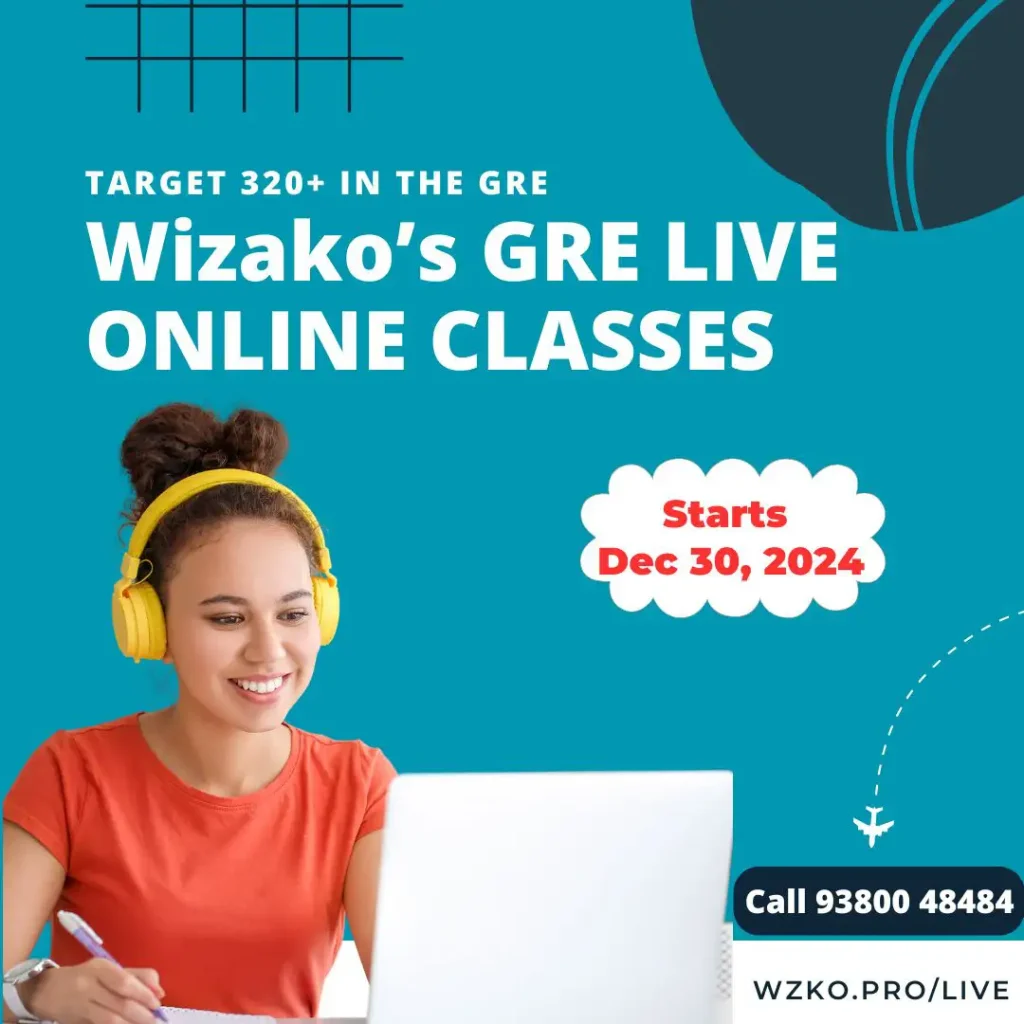 GRE Dec 30 2024 Live Online Classes