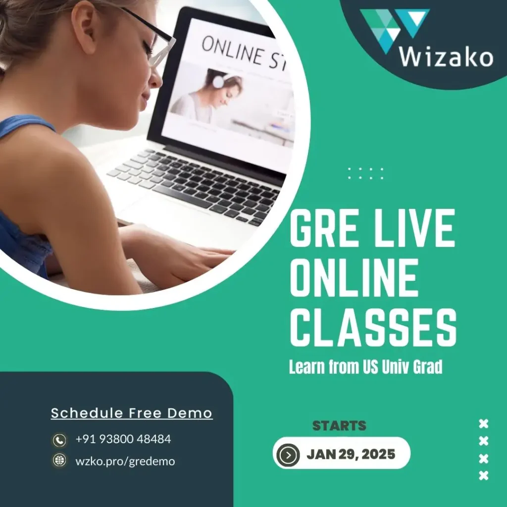 GRE Live Classes Jan 29th batch