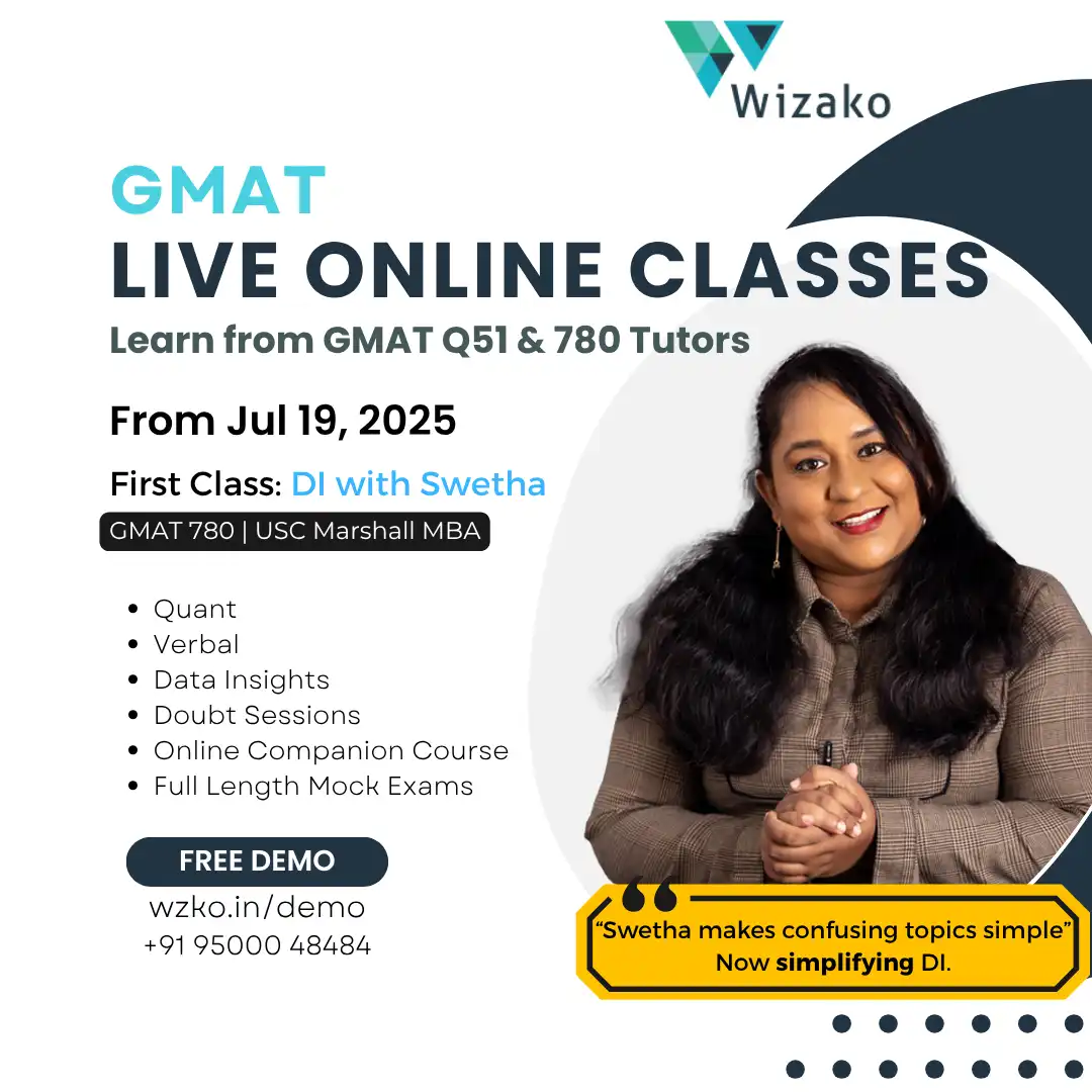 GMAT Live Online Batch July 19 2025